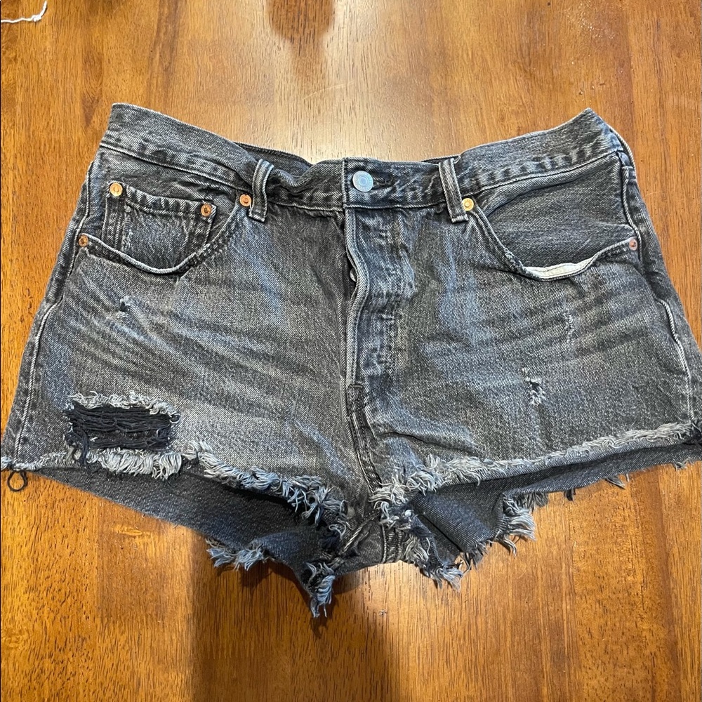 Levi’s denim shorts, runs small